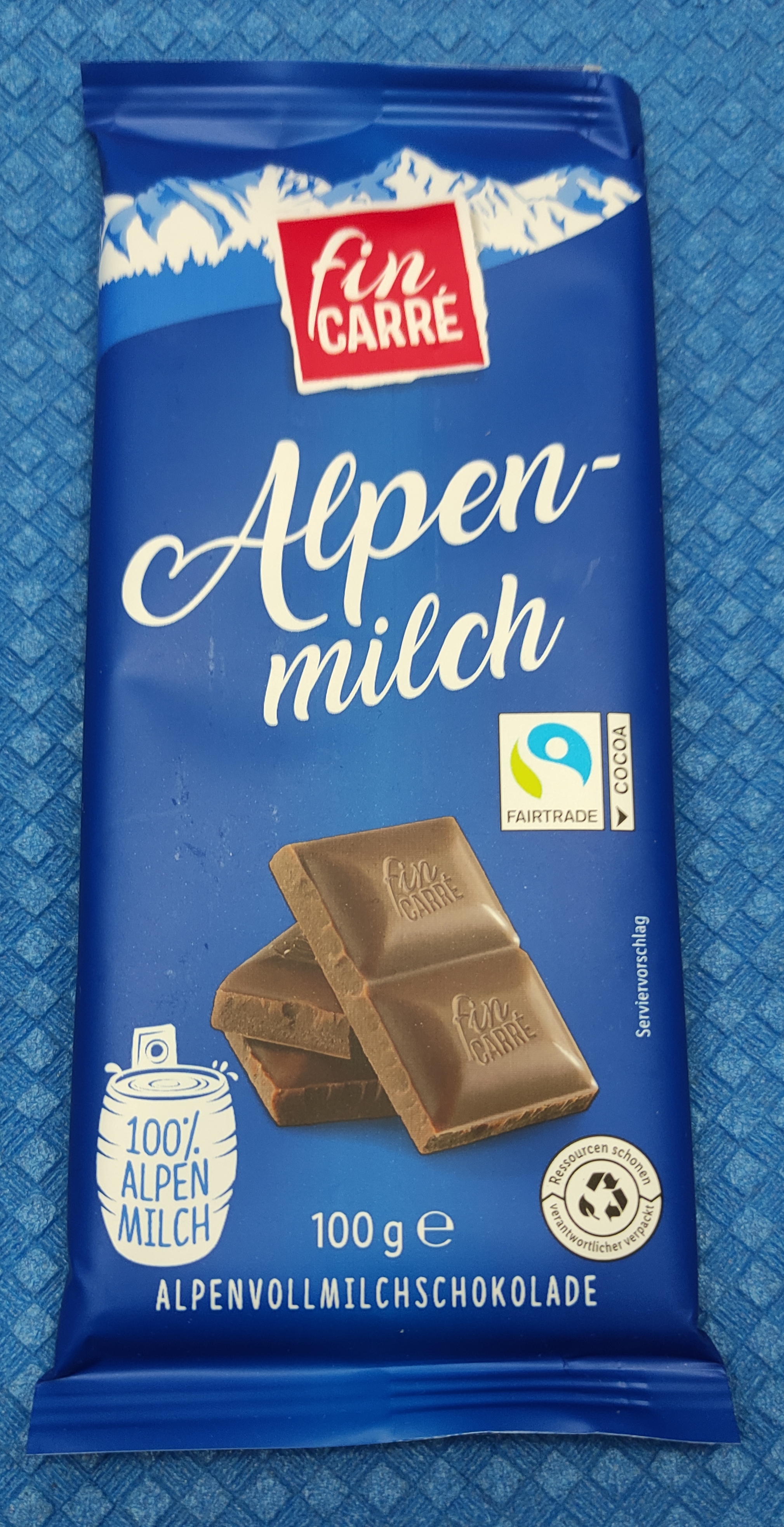 FIN-002 ( Alpen milch (синий)) 100гр